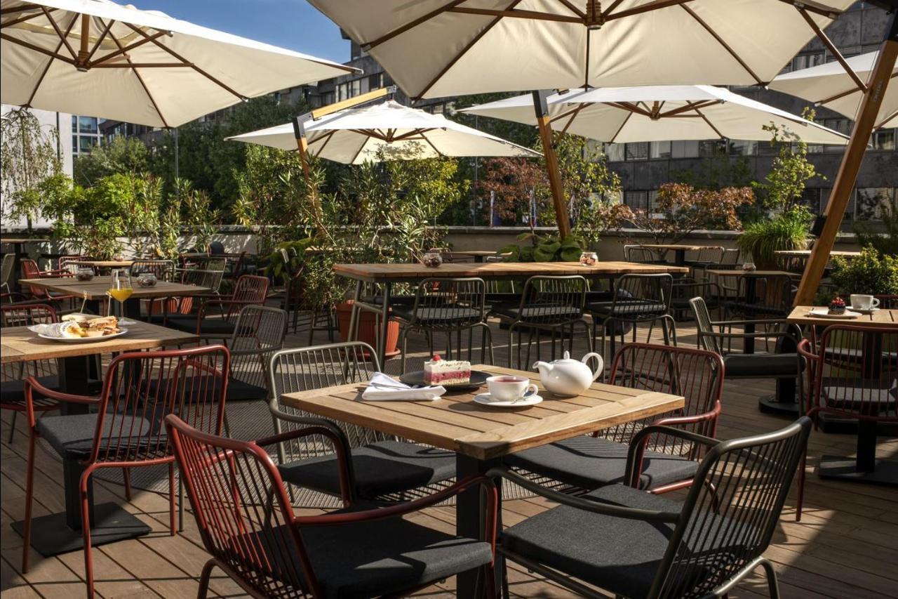 City Hotel Lubiana Esterno foto Rooftop terrace
